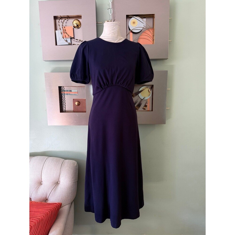 Boden navy midi dress